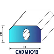 Profil Mousse EPDM CAD M1013