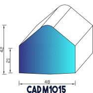 Profil Mousse EPDM CAD M1015