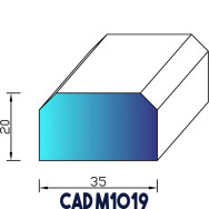 Profil Mousse EPDM CAD M1019
