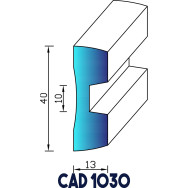 Profil Liston CAD 1030  Joint EPDM - Au mètre