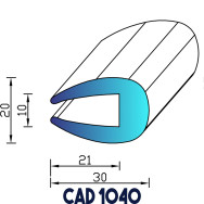 Profil Liston pour Jupe de coque CAD 1040 - Au mètre