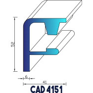 Profil Liston CAD 4151 EPDM