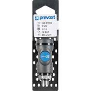 Raccord Rapide Pneumatique Prevost S1 ISI Fileté Mâle Cylindrique