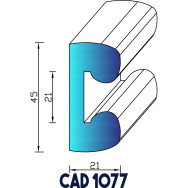 Profil Liston CAD 1077 Joint EPDM