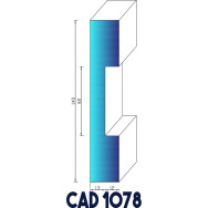 Profil Liston CAD 1078 Joint EPDM