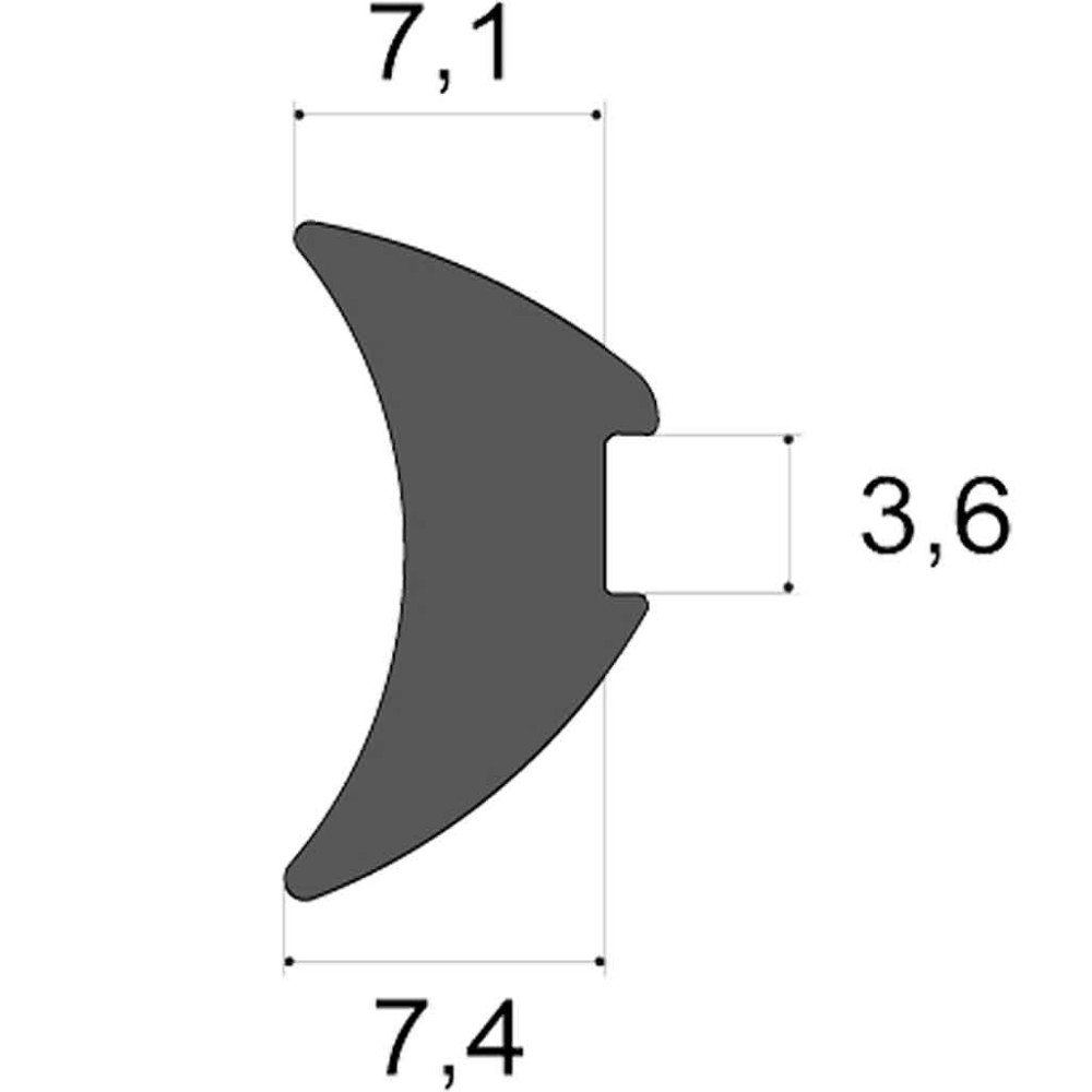 Joint de Calage G05 EPDM Jeu 5 mm - Au mètre
