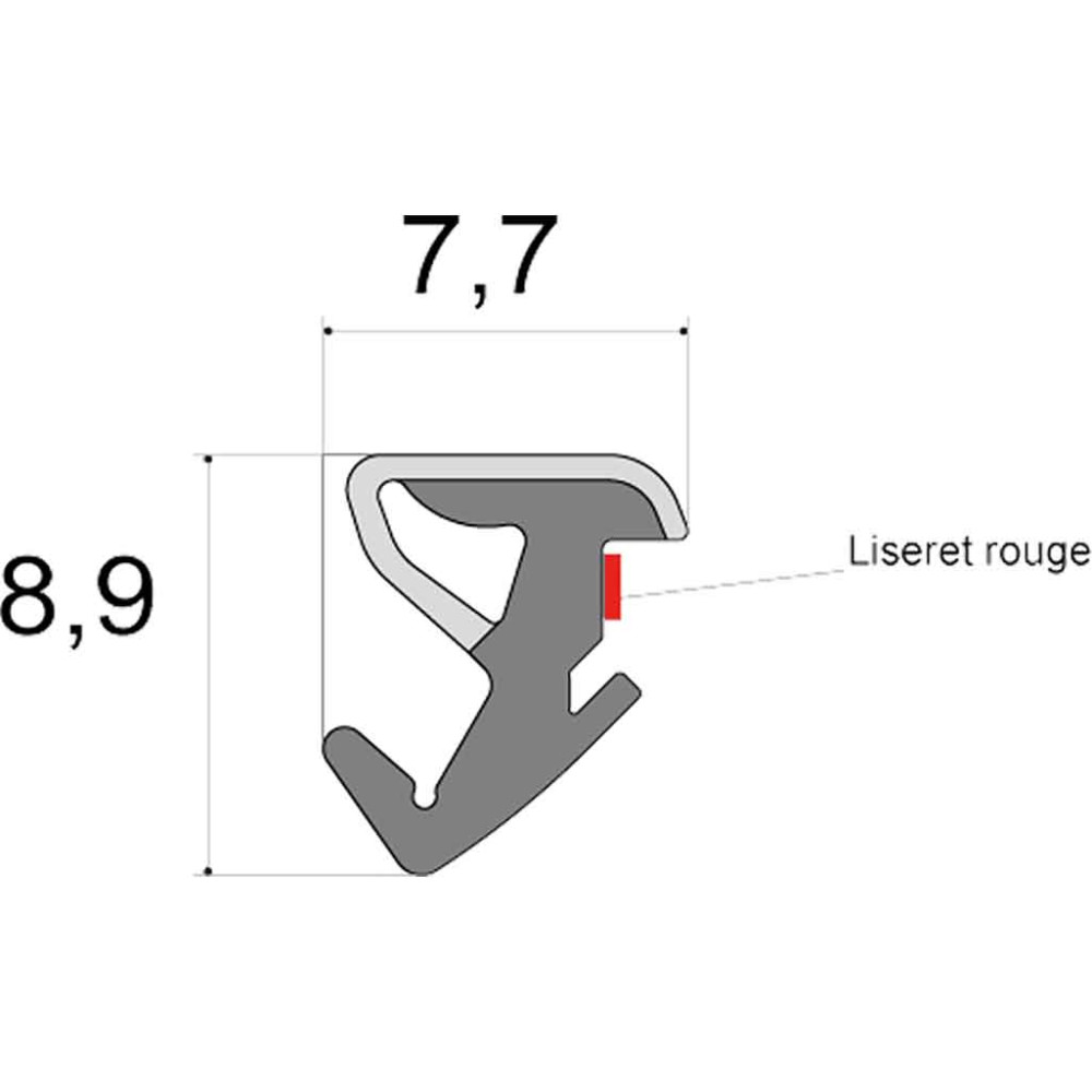 Joint de Calage de Vitrage S Jeu 3 - 4,5 mm