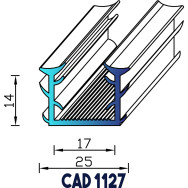 Profil Étanchéité Fenêtre CAD 1127