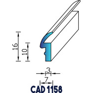 Profil Etanchéité Nautisme CAD 1158