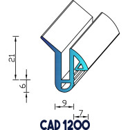 Profil Etanchéité Nautisme CAD 1200 - Au mètre