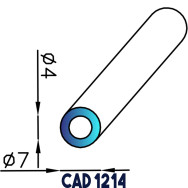 Profil Galon pour Liston CAD 1214
