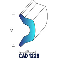 Profil Galon pour Liston CAD 1228
