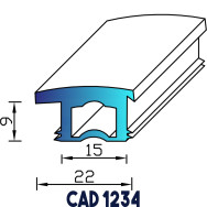 Profil Étanchéité Fenêtre CAD 1234 - Au mètre
