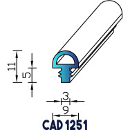 Profil Étanchéité Fenêtre CAD 1251