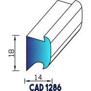 Profil Galon pour Liston CAD 1286 - Au mètre