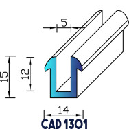Profil Étanchéité Fenêtre CAD 1301
