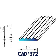 Profil Industrie CAD 1372 EPDM