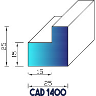 Profil Industrie CAD 1400 EPDM