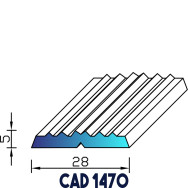 Profil Industrie CAD 1470 EPDM