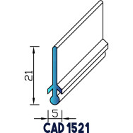 Profil Industrie CAD 1521 EPDM
