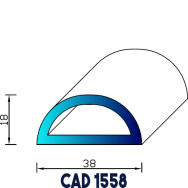 Profil Industrie CAD 1558 EPDM