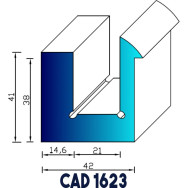 Profil Étanchéité Fenêtre CAD 1623