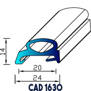 Profil Industrie CAD 1630 EPDM
