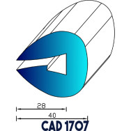 Profil Liston CAD 1707 Joint EPDM