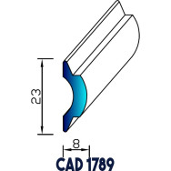 Profil Galon pour Liston CAD 1789 EPDM