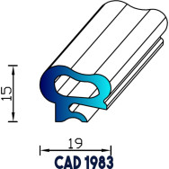 Profil Étanchéité Fenêtre CAD 1983