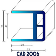Profil Liston CAD 2006 EPDM