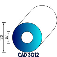 Profil Industrie CAD 3012 EPDM