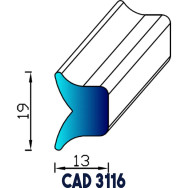 Profil Galon pour Liston CAD 3116