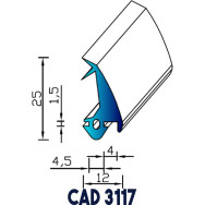 Profil Industrie CAD 3117 EPDM