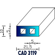 Profil Industrie CAD 3119 EPDM