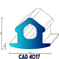 Profil Industrie CAD 4017 EPDM