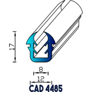 Profil Étanchéité Fenêtre CAD 4485