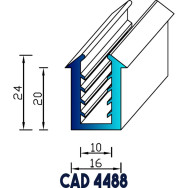 Profil Étanchéité Fenêtre CAD 4488
