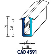 Profil Étanchéité Fenêtre CAD 4591