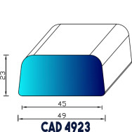 Profil Industrie CAD 4923 EPDM